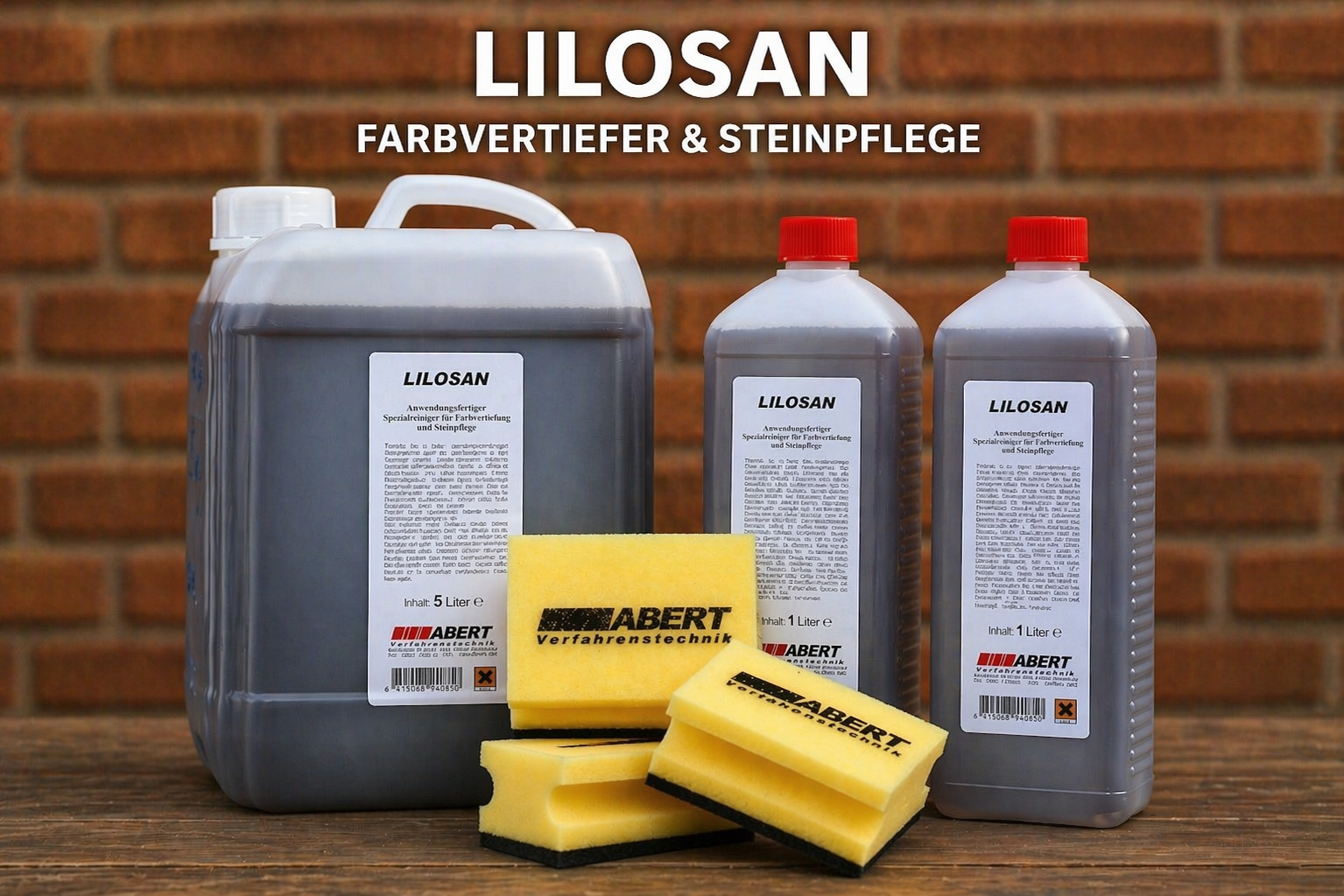 LILOSAN Spezialreiniger für Verblender & Fliesen – Entfernt Oxidationen & frischt Farben auf